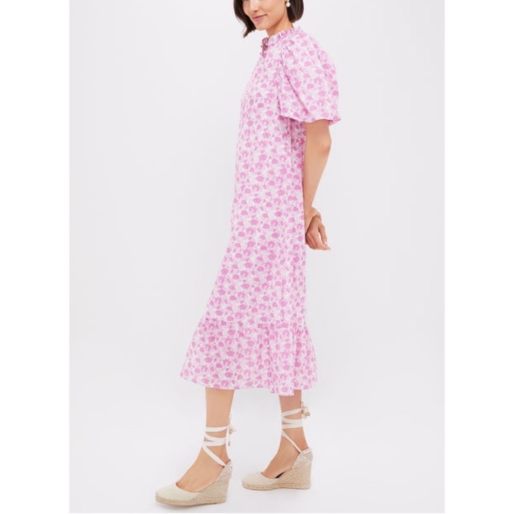 HYACINTH HOUSE
Pink and White Floral Mimi Midi Dress - Picture 3 of 12
